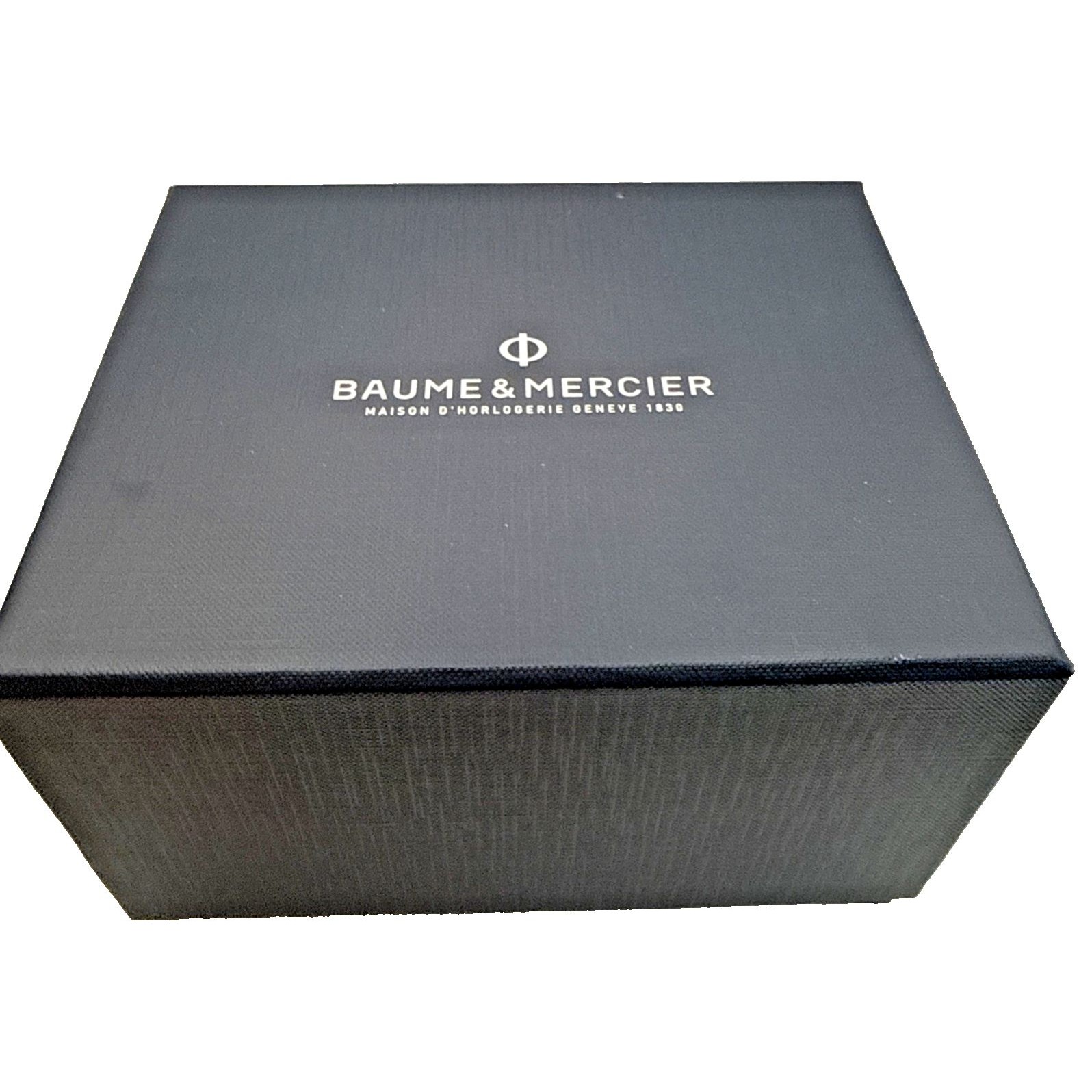 Baume  Mercier Watch Box Set Blue Inner Outer Box W Manual Mint Case Box Only